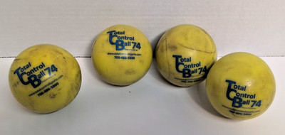 Total Control Balls TCB-74 Limited Flight Weighted Training Ball  -- Lot of 4