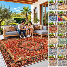 Premium Non Slip Large Traditional Rugs Living & Bedroom Area Rug Hallway Runner