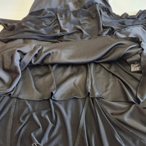 AB Studio Vintage 90s NEW Halter Black Maxi Witchy Whismygoth Gothic Women SZ M - Picture 9 of 24