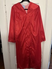 Red Matte Graduation Gown Size Medium For 5 ‘8” To 5’10”. Excellent Condition