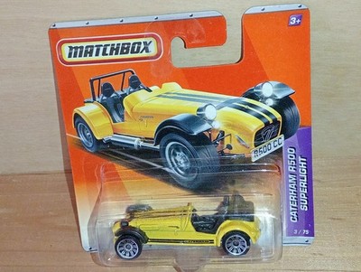 Matchbox Superfast / MB 802 - Caterham Superlight R500 - Yellow - Black Stripes 
