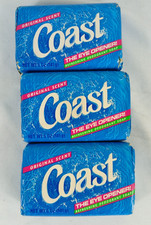 NEW VINTAGE COAST ORIGINAL SCENT REFRESHING DEODORANT BAR 6 OZ BARS LOT OF 3