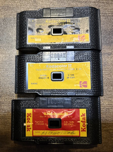 Vintage Lot of 3 Undeveloped 126 Color Film Cartridges From The 1960-1970’s(?)