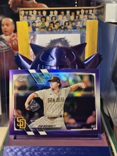 2021 Topps Chrome Baseball /299 Ryan Weathers PurpleRefractor Rookie #97 Padres 