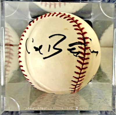 Carl Bernstein Signed Baseball All The President's Men Reporter Auto