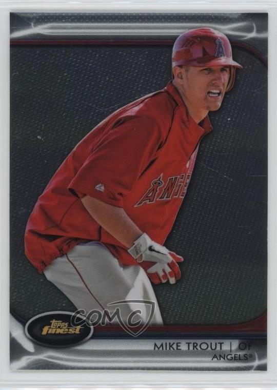 2012 Topps Finest Mike Trout #78 1j9