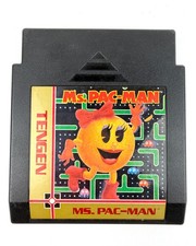 Ms. Pac-Manio  ,Tengen Nintendo NES Video Game with Black Sleeve VGC