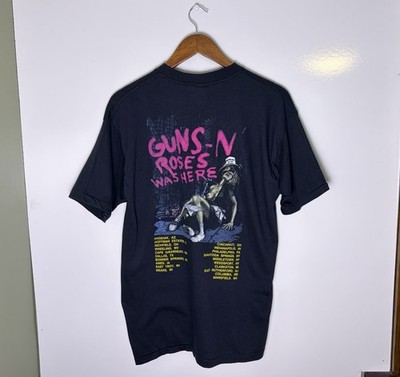 Vtg 80s 1987 Guns N' Roses Was Here Appetite for Destruction Tour