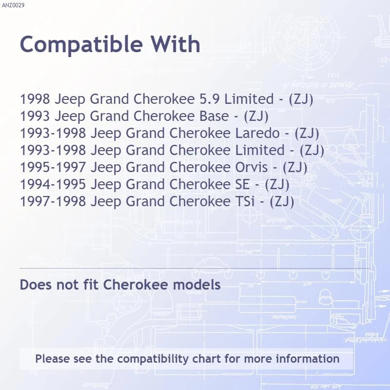 Juego de faros de cristal de lente transparente cromados para Jeep Grand Cherokee 1993-1998 Foto 3 de 3
