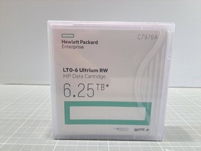HPE HP LTO-6 Ultrium RW Data Cartridge 6,25TB C7976A Datenkassette Neu OVP_0,3_5