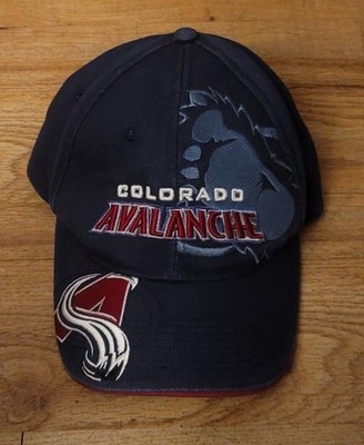 Colorado Avalanche 1990's Drew Pearson Brand Strapback NHL Hockey Hat Men's OSFA