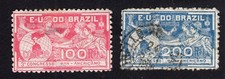 Brazil 1906 Stamps Mi#161-2 used/MH CV=58,5$