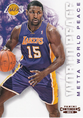 2012-13 Panini Contenders #63 Metta World Peace - BSK