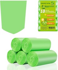 Trash Bags 13 Gallon Tall Kitchen Garbage Bags, Inwaysin Recycle Green