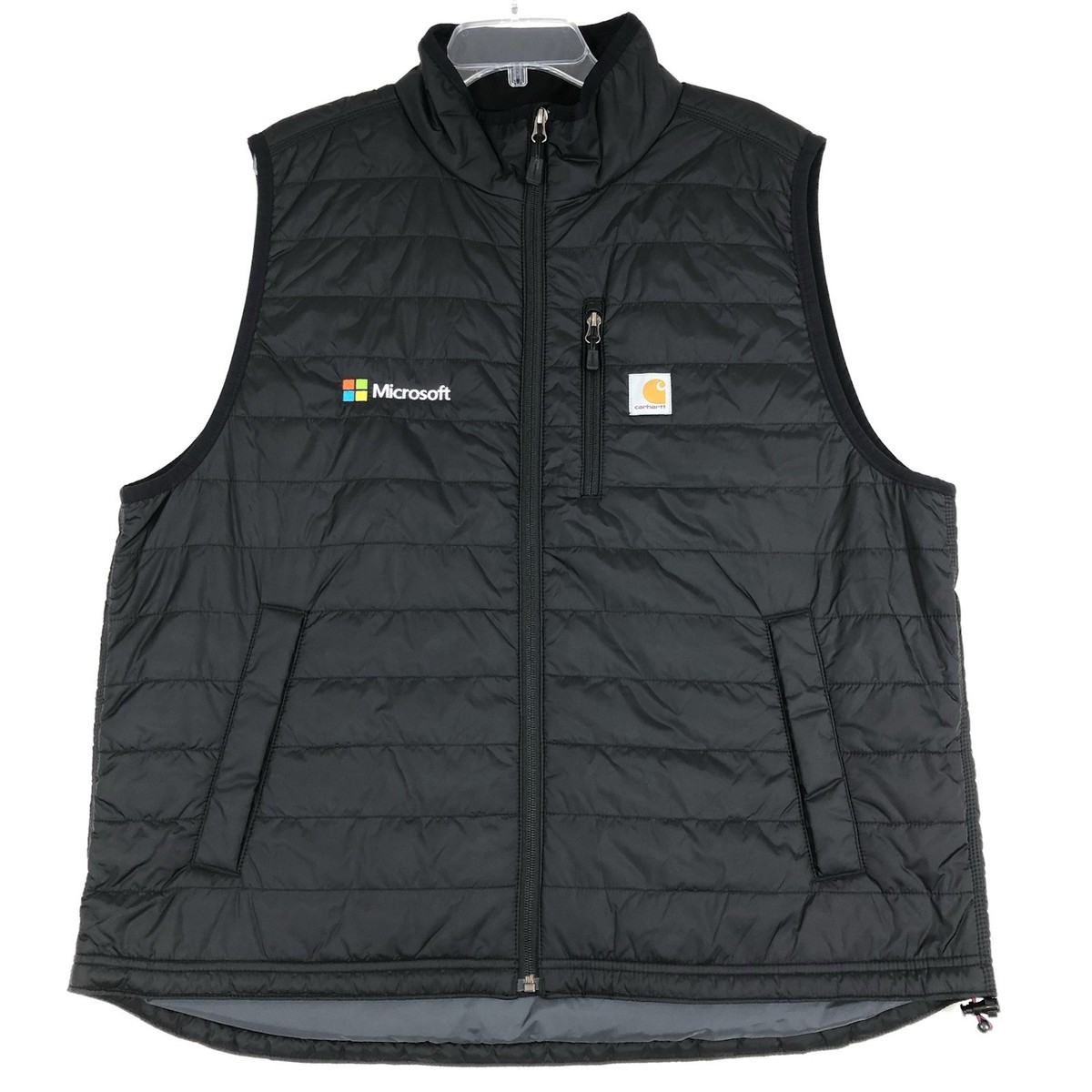 Carhartt Gilliam Vest XL Relaxed Black Rain Defender Insulated 
