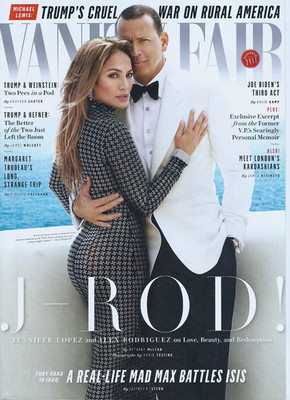 Vanity Fair December 2017 J-Rod! Trump & Weinstein & Hefner Joe Biden and More!