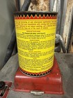 Shaler Rislone "The Oil Alloy" Vintage Metal Advertising Oil/Gas Can Full Quart — photo 3