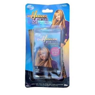 Hannah Montana 2008 Sticker Card Fun Pack Trading Cards by Topps NEW 14 Cards