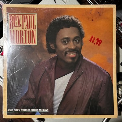REV. PAUL MORTON Jesus When Troubles Burden Me LP SEALED Onyx Modern Soul Gospel