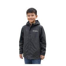 Columbia Boy's Omni-tech Watertight Timber Pointe II Hooded Jacket Large Gray