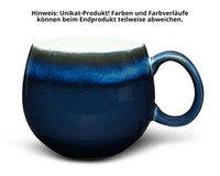 Maoci - Jumbotasse / Jumbobecher 500Ml Aus Porzellan - Nachtblau - Farbverlauf