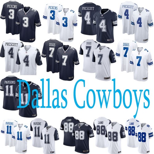 Men's Cowboys Player Game Stitched Jersey NWT