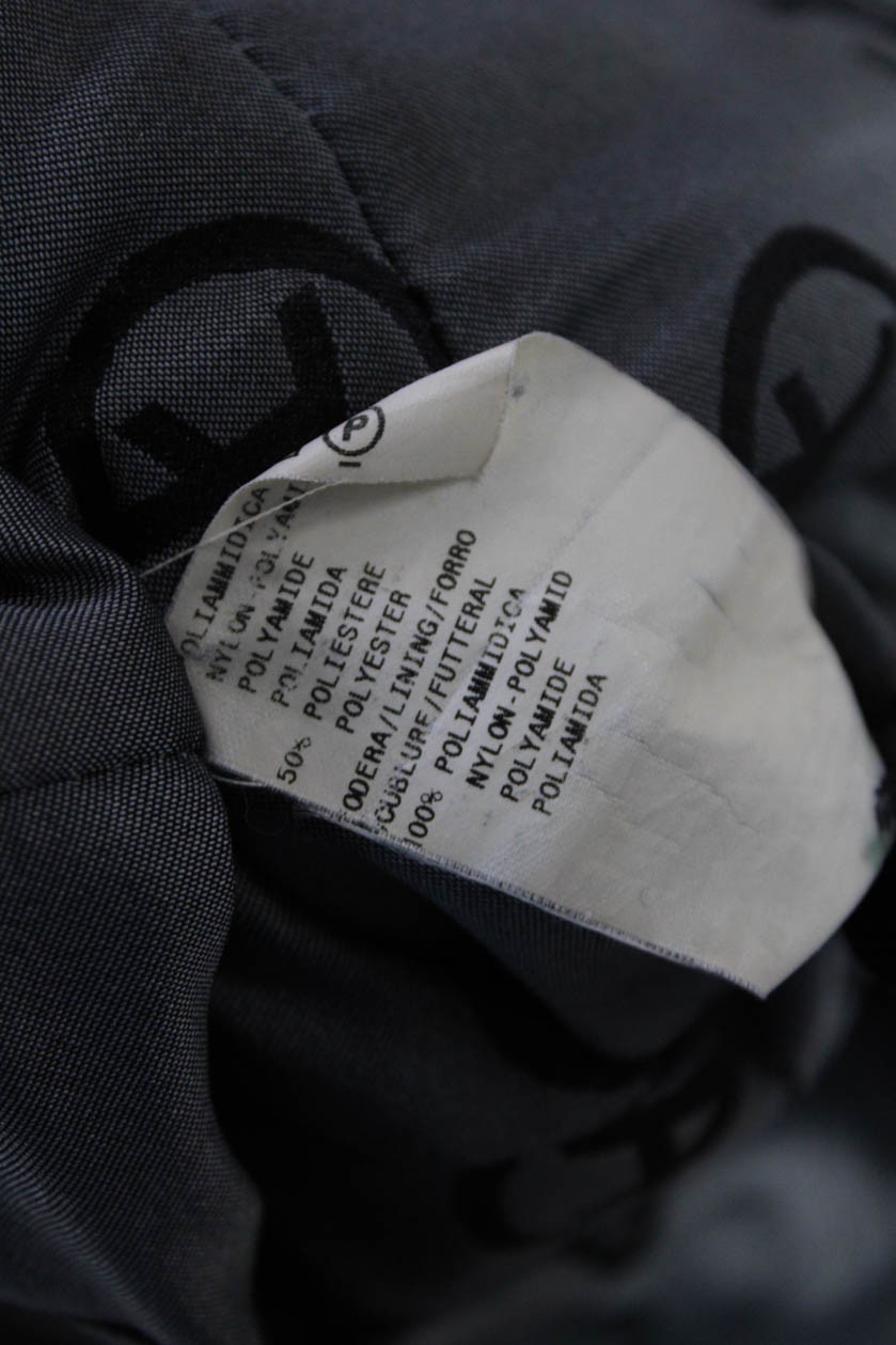 Armani Collezioni Womens Solid Button Down Mid Le… - image 8