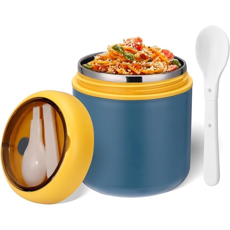 Food Container Insulated 16oz Easy Open Design Durable Us
