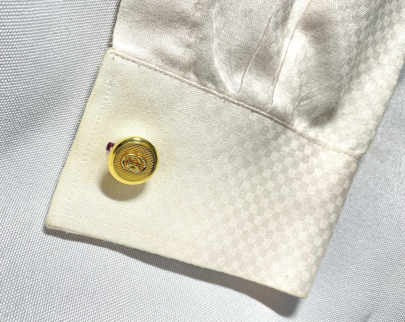 Auth Beautiful GUCCI Interlocking G double G Vint… - image 17