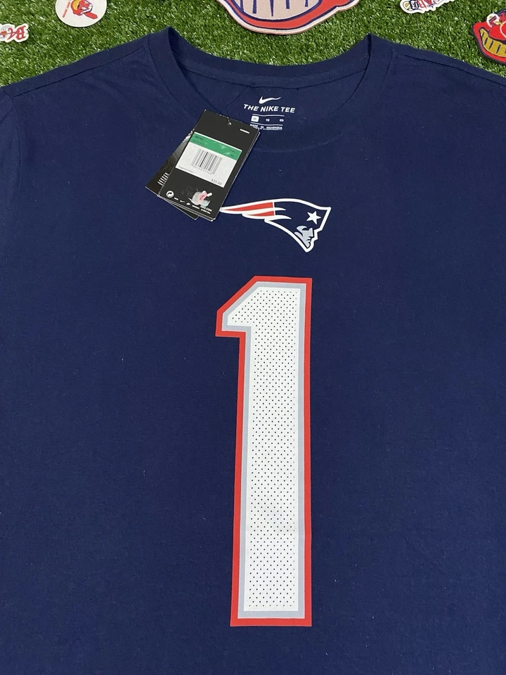 Camiseta deportiva Nike Cam Newton para hombre talla XL New England Patriots NFL fútbol Foto 3 de 4