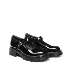 Women Retro Platform Chunky Block Heel Round Toe Mary Jane Pumps Dress Pumps