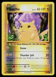 Pikachu Reverse Holo XY Evolutions 35/108