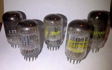 (5) Mix Brand Lot 6BA11 vacuum tube ((Untested!)) Free Shipping!