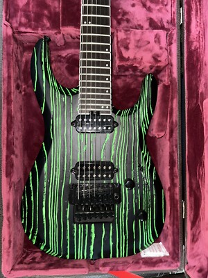Jackson Pro Series Dinky DK2 Ash 7 String FT7- Baked Green w/ Maple Fingerboard