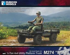 Rubicon Models M274 Mule 4X4 Utility Platform Truck Model Kit 280131