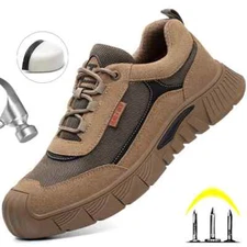 Insulated Work Steel Toe Protective Men's Sport Shoes Breathable Safety Sneakers