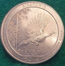 2015 USA Louisiana Kisatchie Quarter Dollar Coin