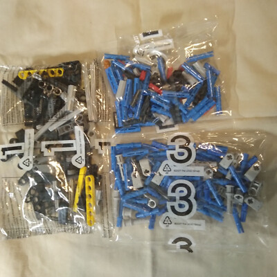 M-1 Lego Lot 3 Technic Sealed Bags # 1  3  5 Pins Liftarms Connectors Axles 