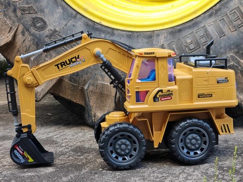 RC JCB DUMPER TRUCK KIDS RIDE TIPPING TRACTOR CHILDREN BATTERY TOY CAR Lorry UK - Picture 15 of 24