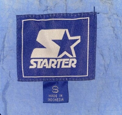 North Carolina Tarheels Jacket NCAA Starter Men's S Football Blue