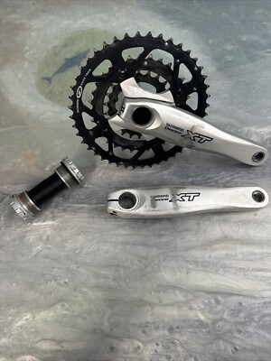 Pédalier Shimano Deore XT M760 Triple Plateau 44/32/22 - 175mm, Occasion Japon