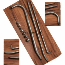 3 kinds of dent rod set with 7 balls for Sax neck and small bore instruments