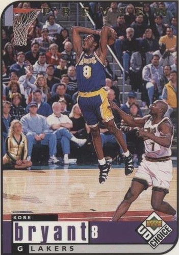 Set of Two 1998-1999 UD Gold Preview Michael Jordan & Kobe Bryant