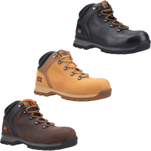 Botas de Seguridad Timberland Splitrock Hombre Impermeables Puntera Cuero Zapatos de Trabajo | eBay