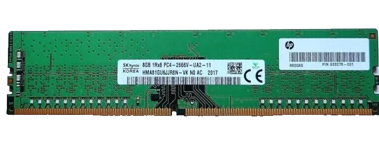 SK hynix 8GB 型番：HMA81GU6JJR8N-VK HMA81GU6JJR8N-VK HYNIX 8GB 1RX8 PC4-2666V-U Memory Module (1X8GB