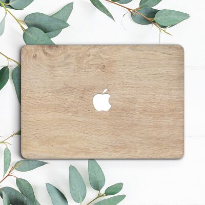 Seamless Natural Light Wood Print Hard Case For Macbook Pro 13 14 15 16 Air  13