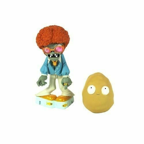 Plants VS Zombies Figures 3in Disco Zombie With Walnut for sale online