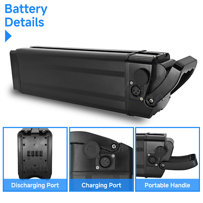 tooefft Electric Bicycle Battery 48V 13Ah 15.6Ah for Heybike Mars