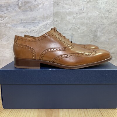 zerøgrand wingtip oxford british tan