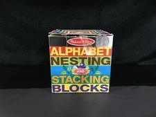 Melissa & Doug Alphabet Nesting and Stacking Blocks Set Toy Baby Einstein